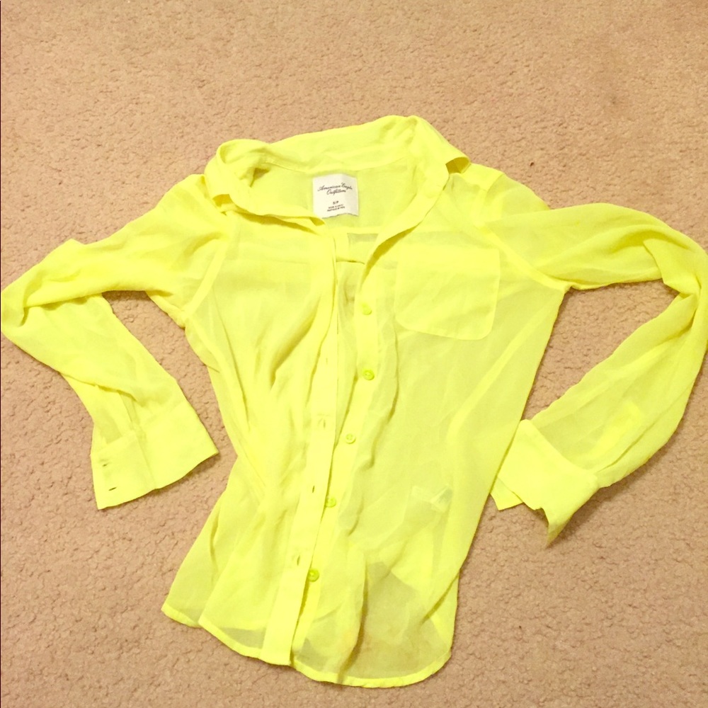 American Eagle Women's long sleeve blouse
